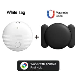 Android AirTag with Magnetic Case Locator Car Item Finder Car Bike Motorcycle Anti-lost Mini Gps Tracker with Protective Cover