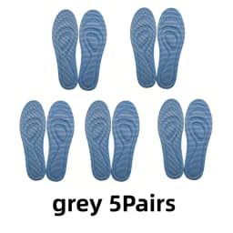 4Pcs Memory Foam Disposable Insoles for Shoes Antibacterial Deodorization Sweat Absorption Insert Sport Shoes Running Pads
