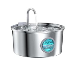 3.2L Large Capacity Stainless Steel Cat Dog Pet Drink Fountain 5V USB Silent Water Pump Dispenser USB Fountain Water Bowl