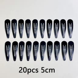 10/20/30PCS Women Basic Alloy Hairpin Silver Gold Waterdrop Shape Hair Clips Girls DIY Hairstyle Clip Fashion Hair Accessories