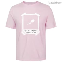 Mens Cotton This Is A Very Old Picture Of Me Graphic Funny T Shirt Street Casual Style Tee for Men and Women