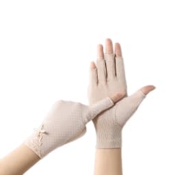 Ladies Summer Thin Fingerless Half-finger Riding Driving Non-slip Touch Screen Anti-ultraviolet Sunscreen Gloves Women
