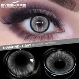 EYESHARE 1 Pair Aurora Europe Colored Contact Lens Yearly Use Cosmetic Colored Contacts Lenses for Eyes Beauty Contact Lenses