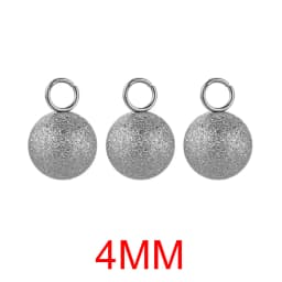 20pcs Lot 4/5/6mm Round Stainless Steel Beads Solid Ball Charms DIY Gold Plated Earrings Bracelet Jewelry Making Materials Craft