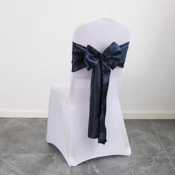 Wedding Decoration Chair Satin Sash Bow Tie Self-Tie 10 Pieces Per Lot Plain Solid Colour Birthday Party Festival Hotel Holiday