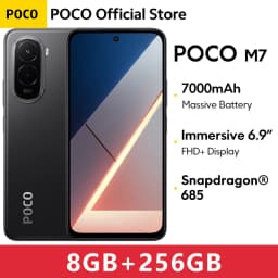 POCO M7 Global Version Smartphone 128GB 256GB Snapdragon 685 7000mAh 50MP Camera Immersive 6.9" FHD+ Display 33W Charging