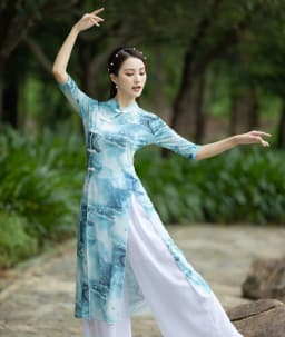 Red National Dance Costume Mesh Outfit Performance Practice Uniform White Net Shirt Square Dancing Traditional Costume Women
