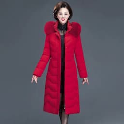 Middle Aged Mother Down Cotton Jacket 6XL Winter Oversized Thick Hooded Coat Windproof Rainproof Female Warm Long Parka Overcoat