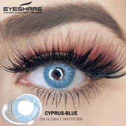 EYESHARE 1 pair Natural Colored Contact Lenses For Eye Swan Blue Eyes Color Lens Beauty Yearly Cosmetic Gray Contacts Lenses