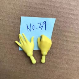 New Original Replacement Doll Hands Monstering High Doll Toy Parts Black Gray Yellow Blue Fishman Doll Hands DIY Toy Accessories
