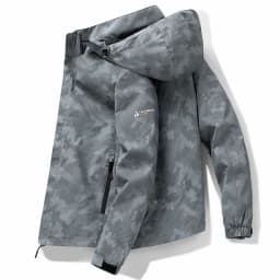 Hooded Hiking Jacket Men Outdoor Bomber Jackets Waterproof Windbreaker 2024 Spring Autumn Sports Casual Cargo Jackets Mens Coats