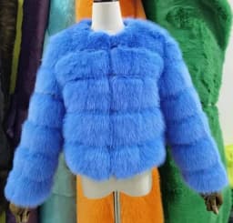 Faux Fur Women Coats Solid Round Neck Full Sleeve Coat Thick Warm Fox Short Open Stitch Elegant Splice Autumn Winter 2024