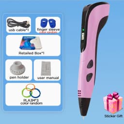 New 3D Pen 3D Printing Pen for Children 1.75mm PLA Filament DIY Drawing Birthday Christmas Gifts for Kids