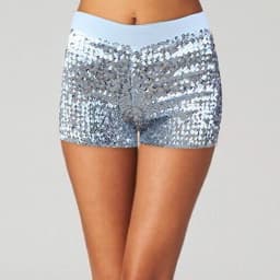 Women Sequins Shorts High Waisted Vintage Disco Dance Hot Pants Shiny Glitter Jazz Nightclub Mini Short Stretch Summer Shorts