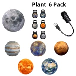 USB LED Star Galaxy Projector Lamp Moon Earth Wall Ceiling Decor Lighting Switchable Pattern Projection Night Light for Bedroom