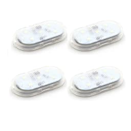 1-4pcs Led Car Door Light Car Interior USB Rechargeable Wireless Magnetic Switch Night Lamp LED Car Door Signal Welcome Lighting