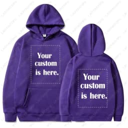 2025 Student Casual Customized Printed Text DIY Hoodie Custom Personalized Hoody Custom Hoodies Text Sweatshirt Tops