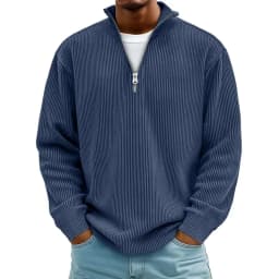 2026 Autumn Winter Half Zipper Sweatshir Men Solid Loose Casual Hoodie Stand Collar Long Sleeve Warm Sportswear Male Streetwear