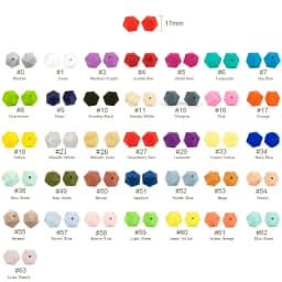 Cute-Idea 10pcs/lot Silicone Teether Beads BPA Free Cartoon Animals Chewable Teething Beads DIY Pacifier Chain Accessories Toys