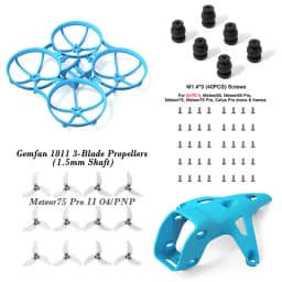 BETAFPV Meteor75 Pro II Canopy II for O4 Air Unit and Brushless Whoop Frame, Gemfan 1811 3-Blade Propellers Parts and Spares