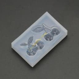 Resin Casting Mold Cherry Epoxy Resin Mold Casting Tool Hanging Ornament QX2F
