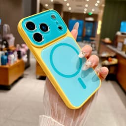 14 Colors Magnetic Case For iPhone 18 17 16 15 14 Pro Max For MagSafe Colorful Crystal Glitter Back Soft Bumper Cover Shockproof