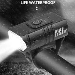 Bicycle Light 2T6 LED Front USB Rechargeable Mountain Bicycle Lamp 1000LM Bike Headlight Flashlight Cycling Accessories Tail