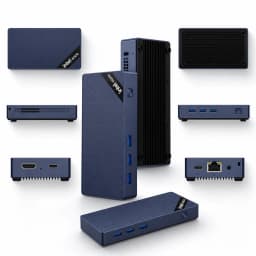 SZBOX Twin Lake N150 MINI PC Windows 11 Pro LPDDR5 12GB M.2 2280 NVME 1TB SSD Wifi 6 BT 5.2 RJ45 HD Desktop Gaming Computer