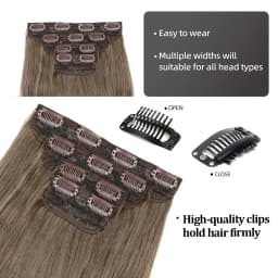 Bio Body Wave Clip In Hair Extensions 22 Inches 4 pcs/lot 220g Soft Natural Heat Resistant Fiber Clip In Synthetic Hair