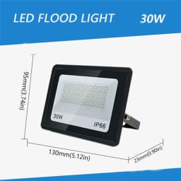 LED Flood Light IP66 Waterproof AC220V 10W 20W 30W 50W 100W 150W 200W 300W Spotlight Garden Street Gate Wall Floodlights Outdoor
