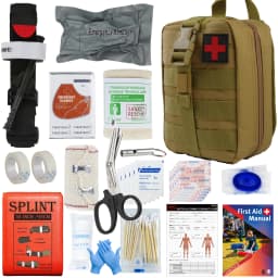 Sanke Rescue EDC Pouch First Aid Kit Tactical Survival Trauma Kit Molle Utility Tool Pouches For Camping Hiking
