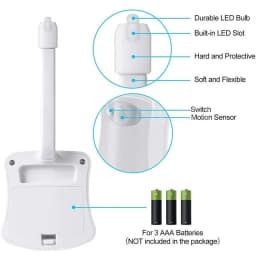 Smart PIR Motion Sensor Night Light Toilet Light Waterproof Toilet Seat For Toilet Bowl Backlight WC Lighting LED Luminaria Lamp