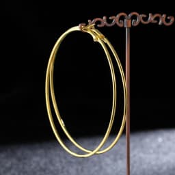 BLIJERY Trendy Oversized Hoop Earrings Big Smooth Circle Earrings Basketball Brincos Punk Style Loop Earrings for Women Jewelry