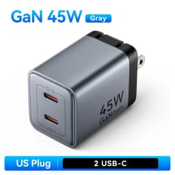 Vention USB C Charger 45W PD For iPhone 17 16 Fast Charging Samsung S25 S24 GaN Charger For Laptop iPad Air Pro Travel Charger