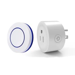 RF433 Wireless Remote Control Outlet US Plug, Smart Remote ON OFF Electrical Socket for Lights Fans TVs, Home RF Remote Switch