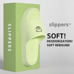 Summer Home Use EVA Slippers for Women Cute Cartoon Design Indoor Comfortable Slip-On Shoes