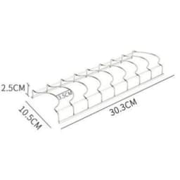 Stainless Steel Dish Draining Rack Multipurpose Silver Plates Storage Rack Space Saving Bowls Plates Drainer Holder Kitchen