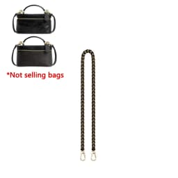 Cowhide Woven Chain Strap For rainer18, Leather Interwoven Shoulder Crossbody Bag Replacement Strap Handbag Accessories
