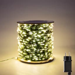 More LED Green Wire Garland String Fairy Lights Christmas Tree Decoration For Home Outdoor Waterproof Mini LED Party Wedding
