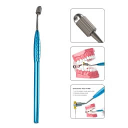 1-20Pcs Dental Endodontic Endo File Holder K-Files Handle Hand UseStainless Steel Root Canal Tool Ergonomic Grip Autoclavable
