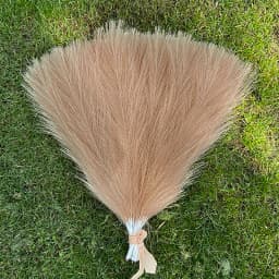 30/15 Faux Pampas Grass 42cm Artificial Pompous Grass Fake Pompass Branch Vase Filler Flower Arrangement for Home/Wedding Decor