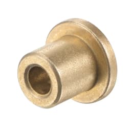 Uxcell 2pcs Flange Sleeve Bearings Inner Diameter 4/6/8/10mm Sintered Bronze Self-Lubricating Bushing