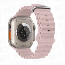 Ocean Band for Apple Watch Ultra 2 49mm 44mm 45mm 42mm 38/40/41mm silicone bracelet correa iwatch series 9 8 7 se 6 5 4 3 strap