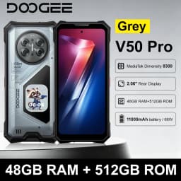 Global version DOOGEE V50 Pro Rugged Smartphone 5G 6.78" FHD+ Display 120Hz 52GB+1TB 11000mAh 200MP NFC Android 16 Mobile Phone