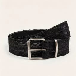 Beautiful Lace Waist Belt Leather Decor Accessory Gift Lace Waistband White Floral Casual Waist Strap Fashion Accent for Women