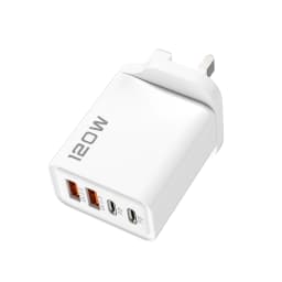 New 120W 4 Port USB Type C Charger Fast Charging Data Cable USB Phone Charger Adapter For Samsung iPhone Huawei Wall Charger