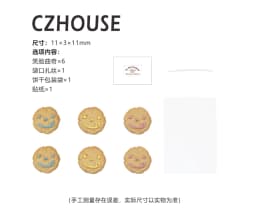 1/6 Scale Miniature Dessert Collection: Heart Cake, Churros, Smile Cookies Soda Bottle & Tiny Bear for BJD Dollhouse Party Scene