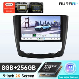 AURAAI X100 Android Car Intelligent Screen for Renault Kadjar 2015 - 2019 UIS7870 DSP RDS GPS SWC Auto CarPlay ADAS 360°CAM