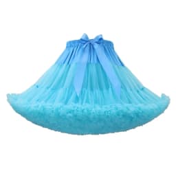 ARBXD Women Tutu Skirt Solid Fluffy Tulle Princess Ball Gown Pettiskirt Ladys Ballet Party Performance Dress for Women's Clothes