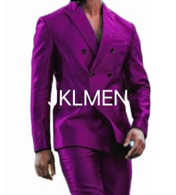 Latest Design Shiny Jacket Pants Double Breasted Peak Lapel Men Suits Terno Masculino Tuxedo Groom Wedding Prom Party